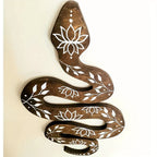 Wall Art | Handcrafted Wood & Lotus Motif