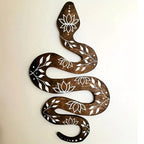 Wall Art | Handcrafted Wood & Lotus Motif