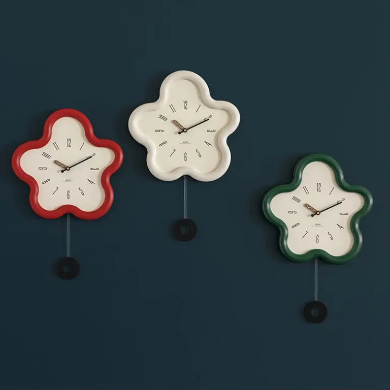 Wall Clock | 3D Floral Design & Silent Sweep Movement