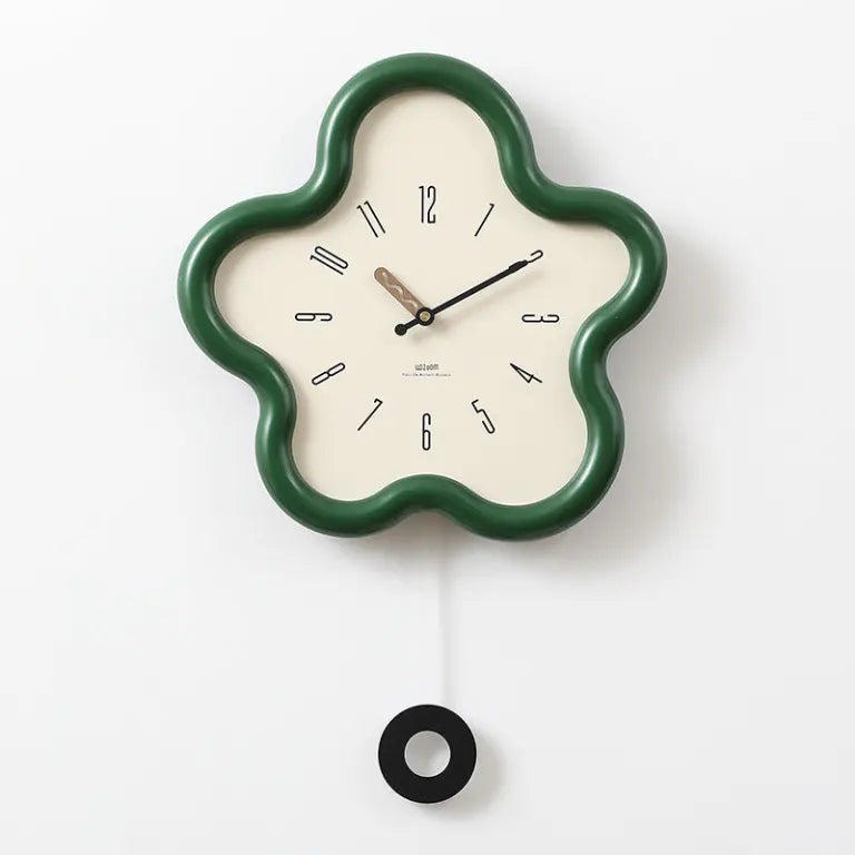 Wall Clock | 3D Floral Design & Silent Sweep Movement