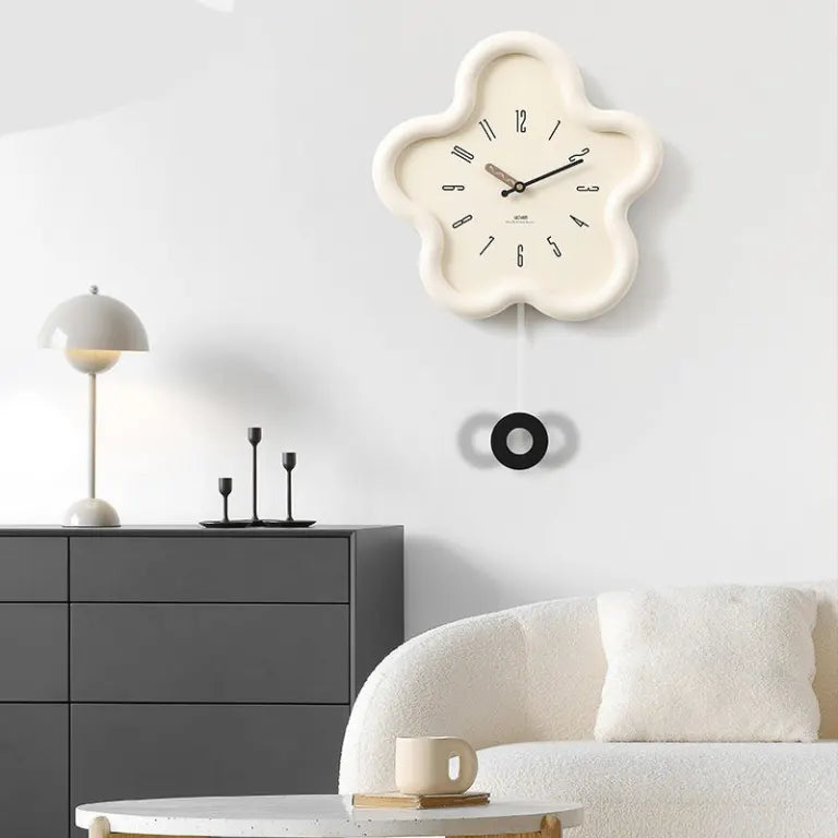 Wall Clock | 3D Floral Design & Silent Sweep Movement