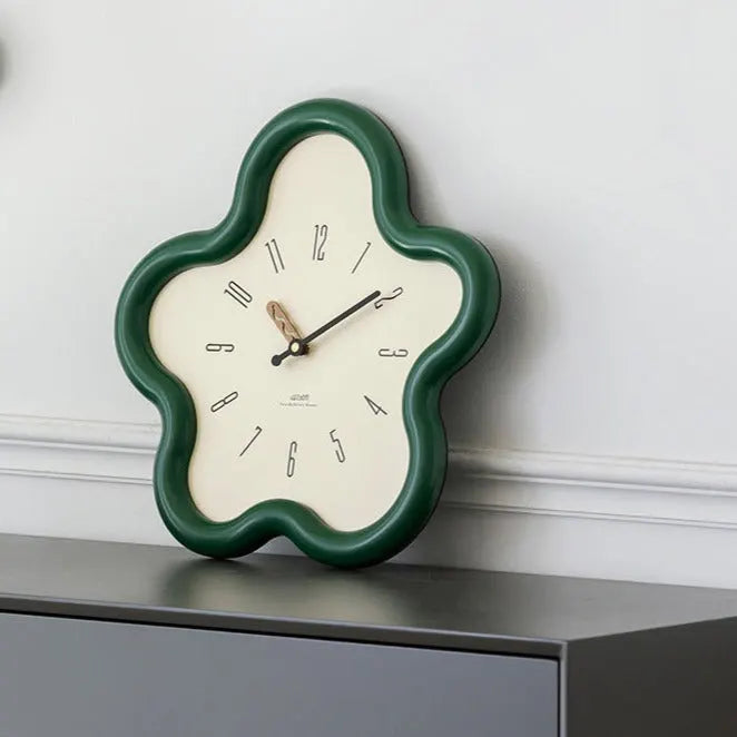 Wall Clock | 3D Floral Design & Silent Sweep Movement