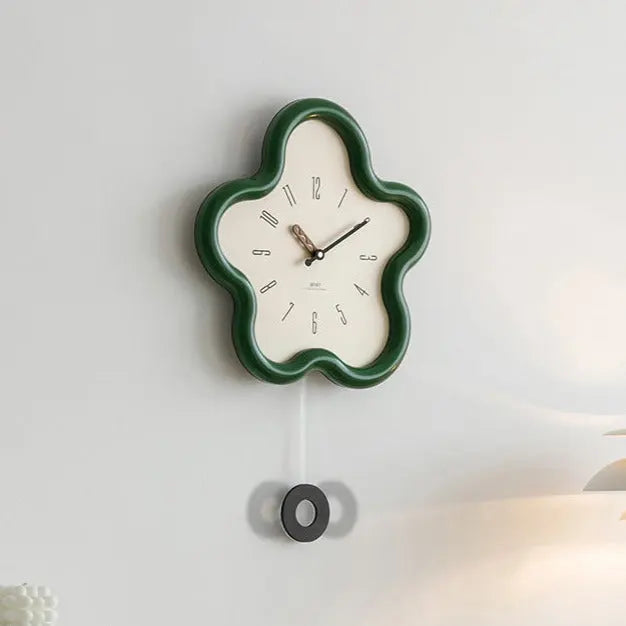Wall Clock | 3D Floral Design & Silent Sweep Movement