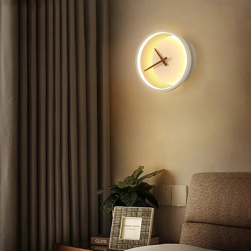 Wall clock | Integrated ambient LED & silent sweep | 30 cm diameter