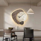 Wall Clock | Metal & Wood Silent Mechanism | 40 cm
