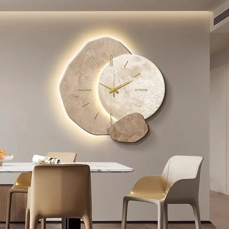 Wall Clock | Metal & Wood Silent Mechanism | 40 cm