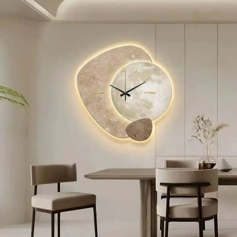 Wall Clock | Metal & Wood Silent Mechanism | 40 cm