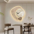 Wall Clock | Metal & Wood Silent Mechanism | 40 cm