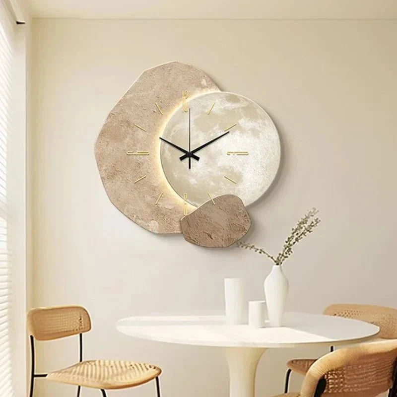 Wall Clock | Metal & Wood Silent Mechanism | 40 cm