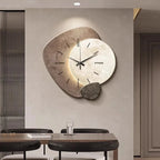 Wall Clock | Metal & Wood Silent Mechanism | 40 cm