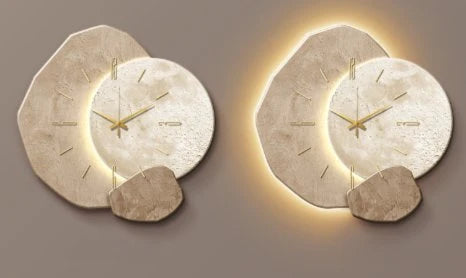 Wall Clock | Metal & Wood Silent Mechanism | 40 cm