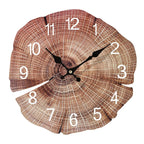 Wall Clock | Minimalist MDF Wood & Silent Quartz | 30 cm Diameter