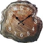 Wall Clock | Minimalist MDF Wood & Silent Quartz | 30 cm Diameter