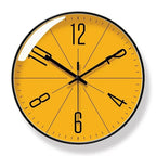 Wall Clock | Nordic Minimalist Glass Face & Quartz Movement