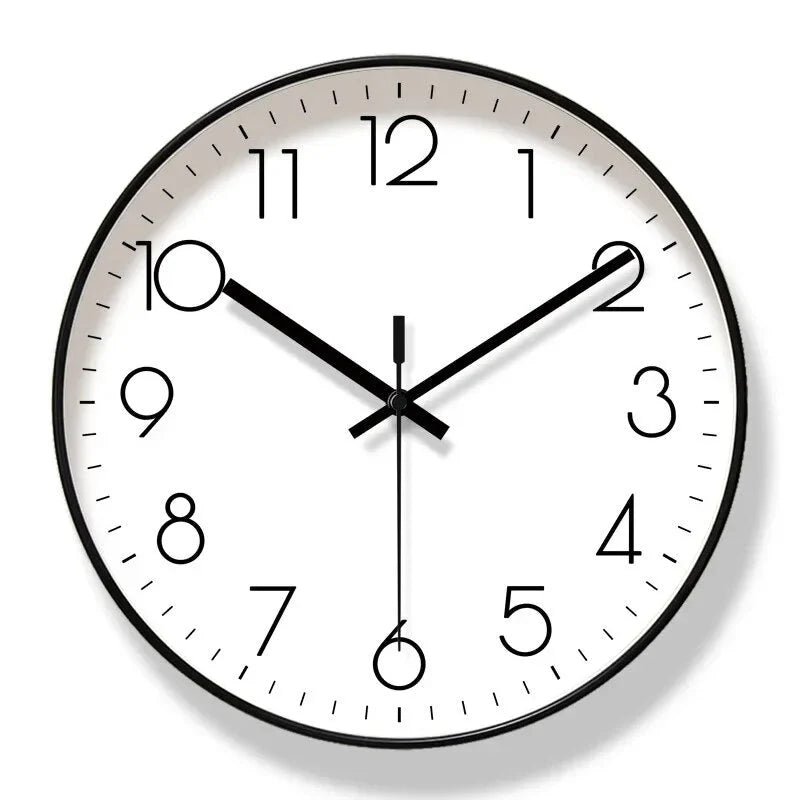 Wall Clock | Nordic Minimalist Glass Face & Quartz Movement