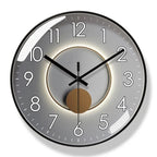 Wall Clock | Nordic Minimalist Glass Face & Quartz Movement