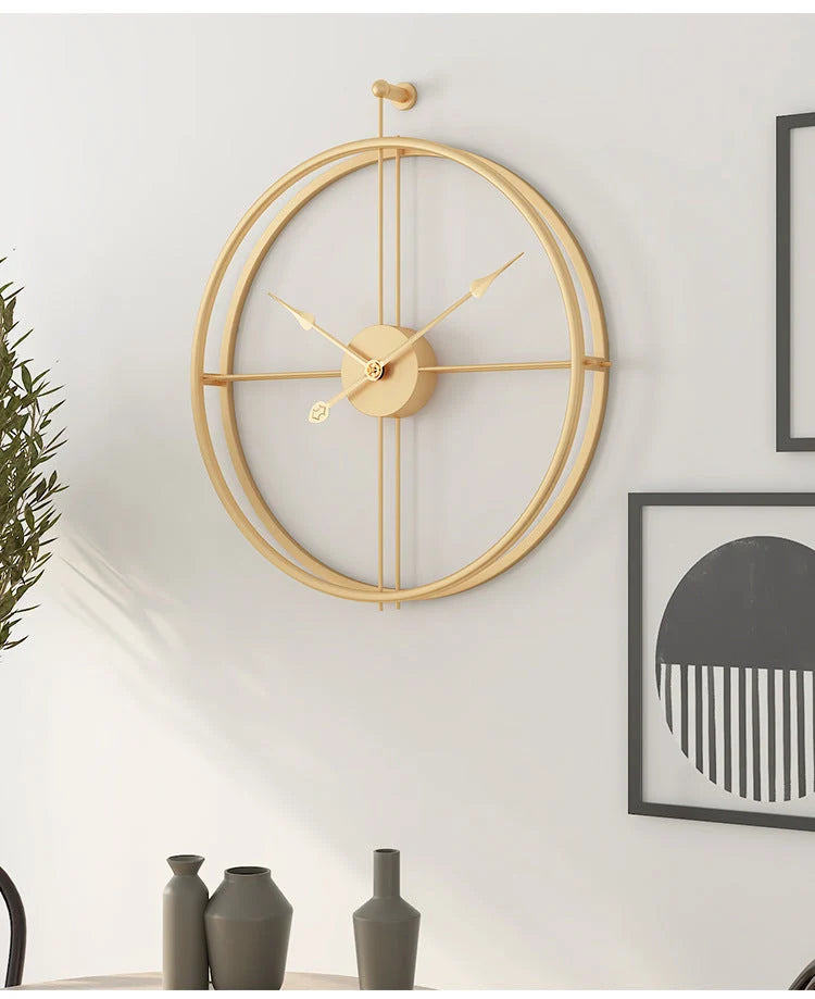 Wall Clock | Nordic Minimalist Silent Sweep | 20 Inch