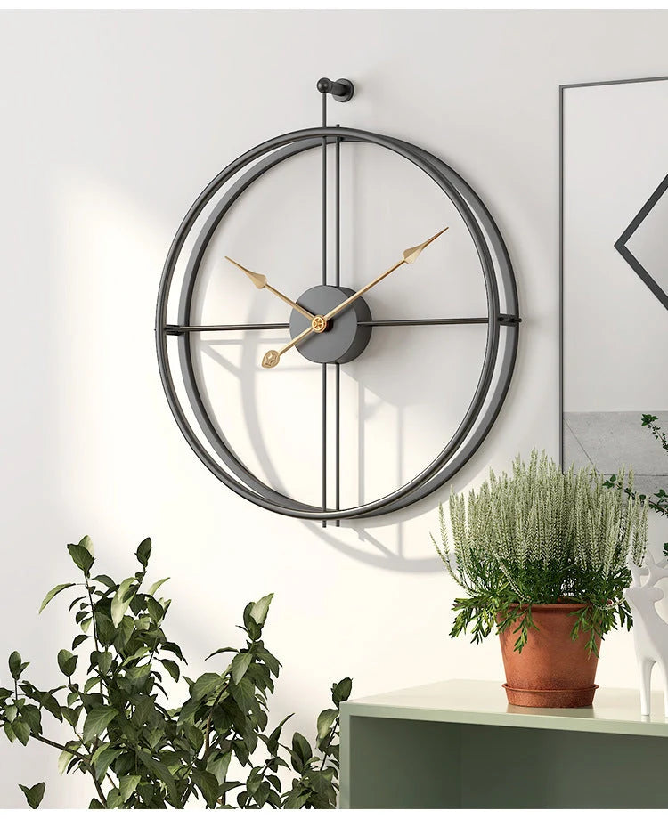 Wall Clock | Nordic Minimalist Silent Sweep | 20 Inch
