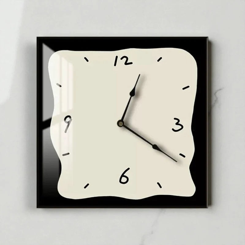 Wall Clock | Rectangular Digital Easy-To-Read | 30 x 30 & 40 x 40 cm