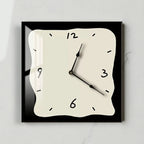 Wall Clock | Rectangular Digital Easy-To-Read | 30 x 30 & 40 x 40 cm