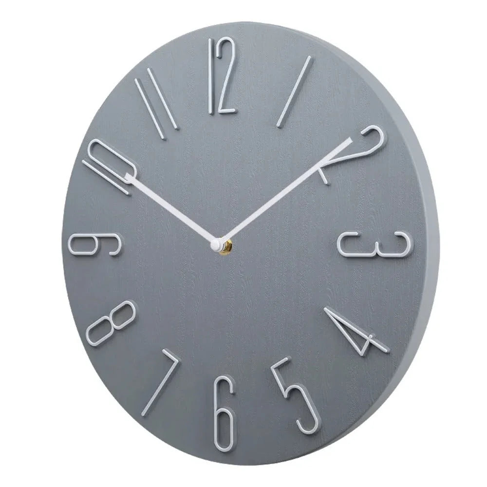 Wall Clock | Silent & Minimalist Design | 20 cm Diameter