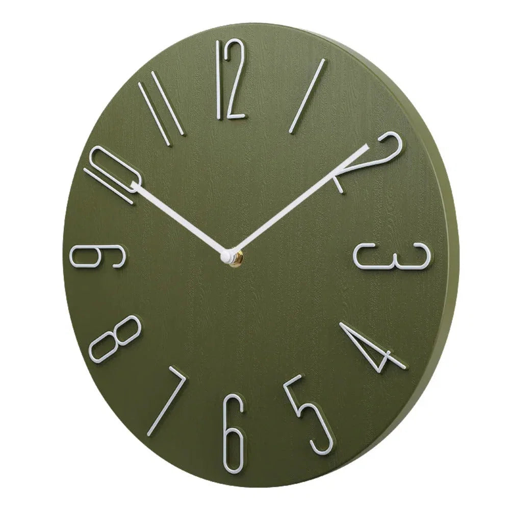 Wall Clock | Silent & Minimalist Design | 20 cm Diameter