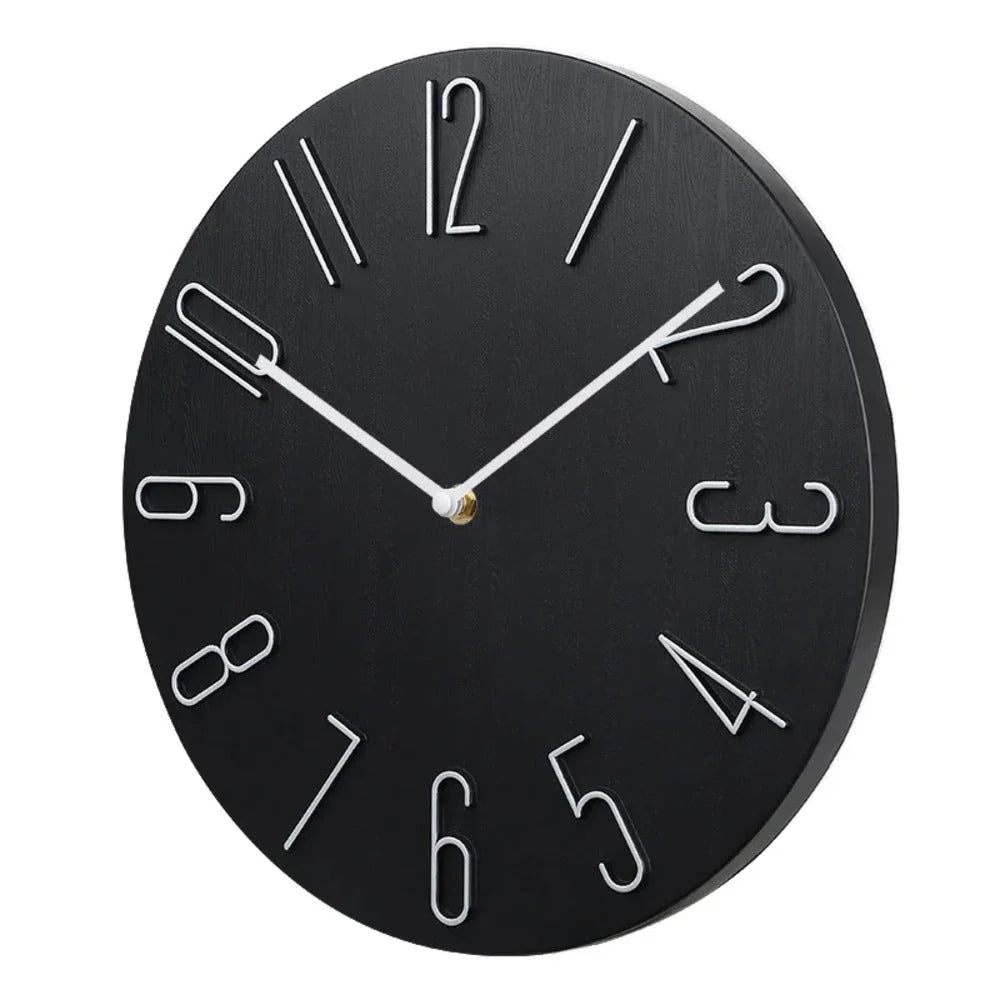 Wall Clock | Silent & Minimalist Design | 20 cm Diameter