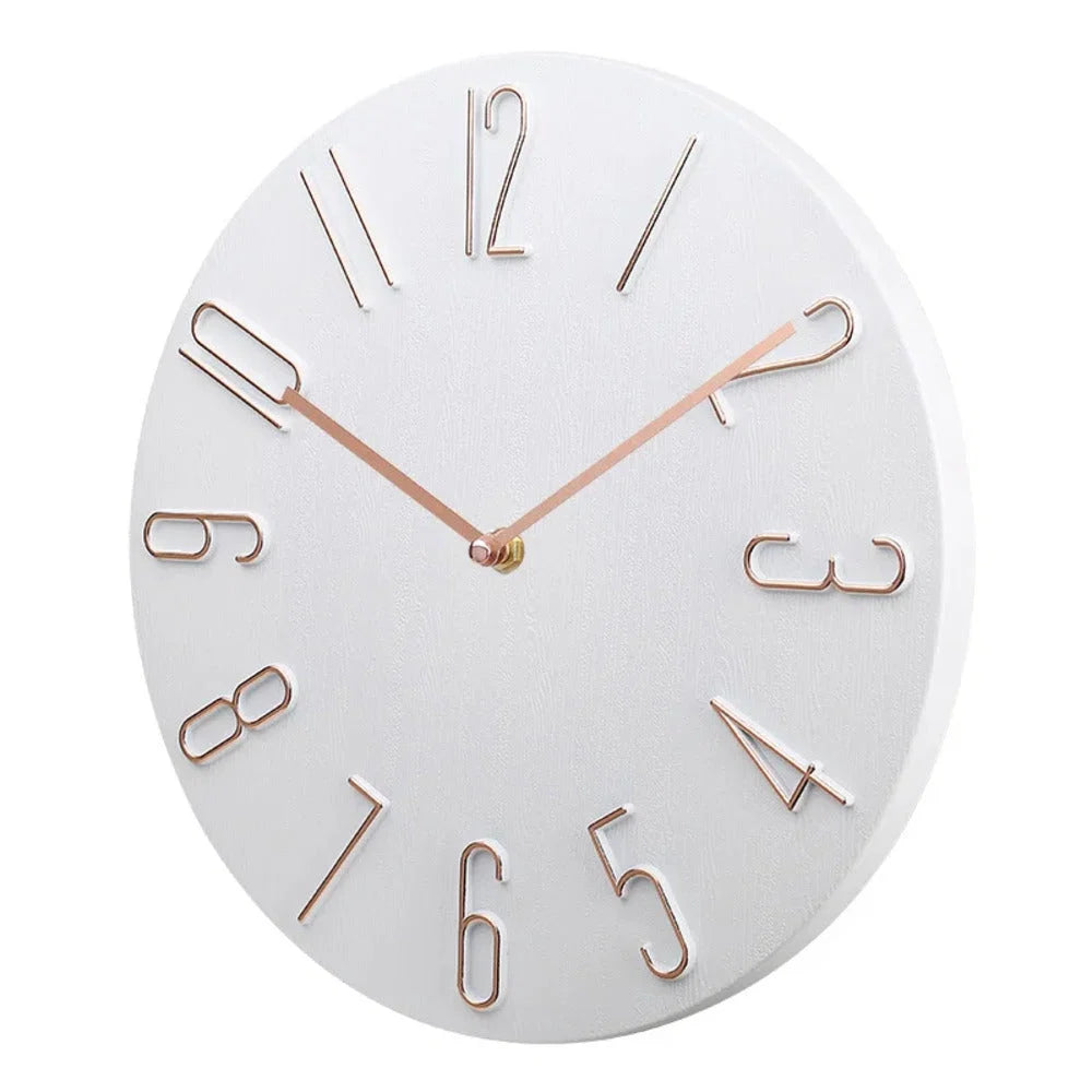 Wall Clock | Silent & Minimalist Design | 20 cm Diameter