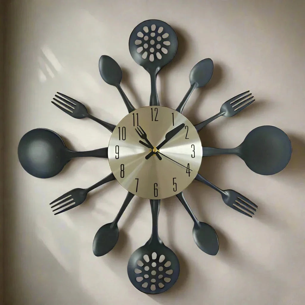 Wall Clock | Silent Quartz & Bold Round Design