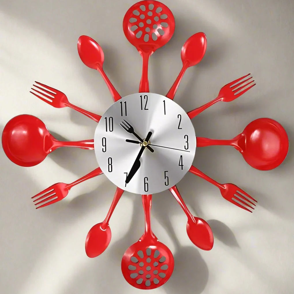 Wall Clock | Silent Quartz & Bold Round Design