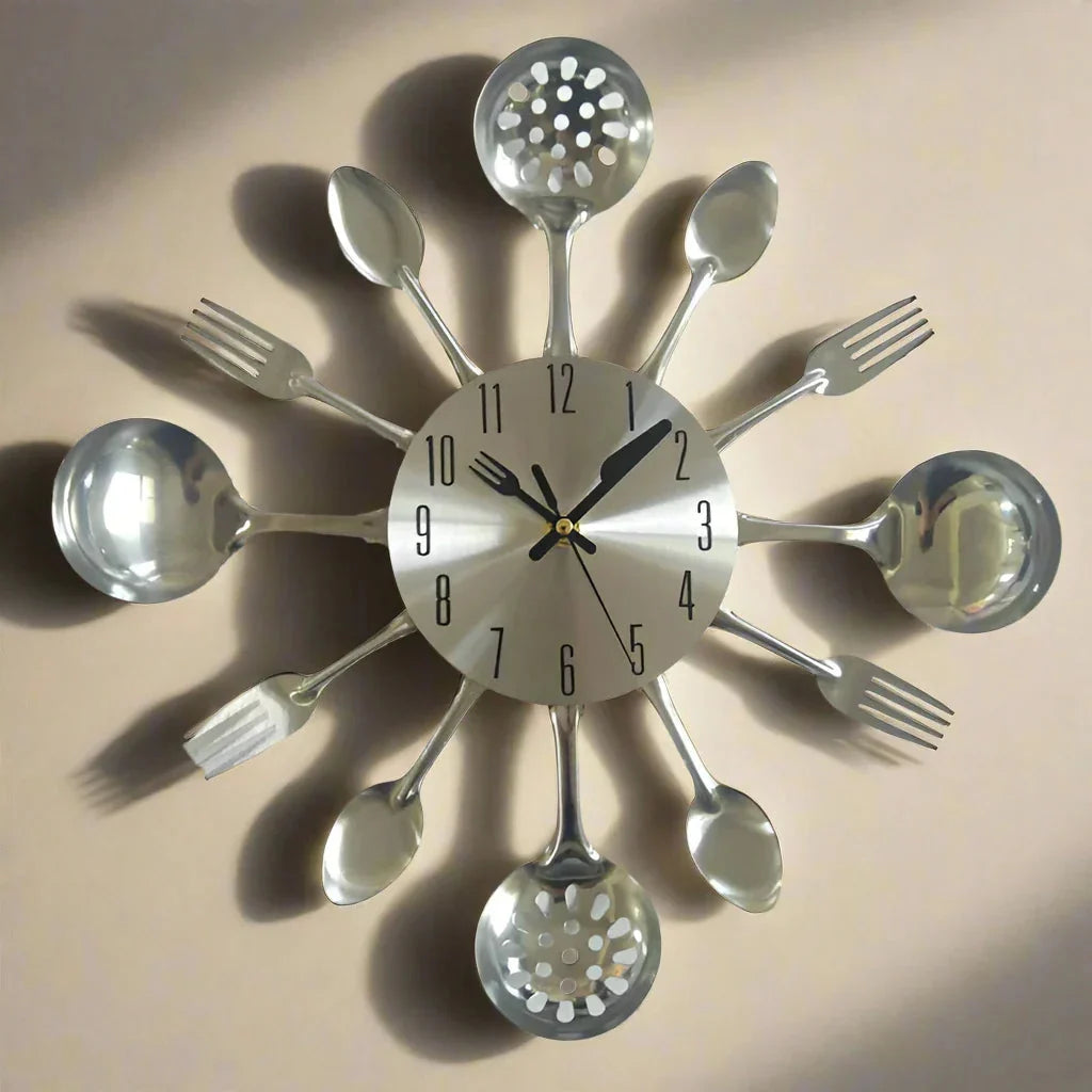 Wall Clock | Silent Quartz & Bold Round Design
