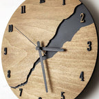 Wall Clock | Timeless Minimalist Design & Sustainable Wood | 30 x 30 cm