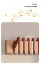 Wall Coat Rack | Foldable Hooks & Shelf | Rustic Wood