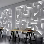 Wall Lamp | 3D Acrylic & Metal | Integrated 3-Color LED