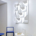 Wall Lamp | 3D Acrylic & Metal | Integrated 3-Color LED