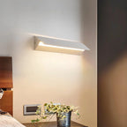 Wall Lamp | Adjustable Shade & Matte White Metal | E14 Socket