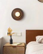 Wall Lamp | Ash Wood & Glass Globe | Hardwired G9