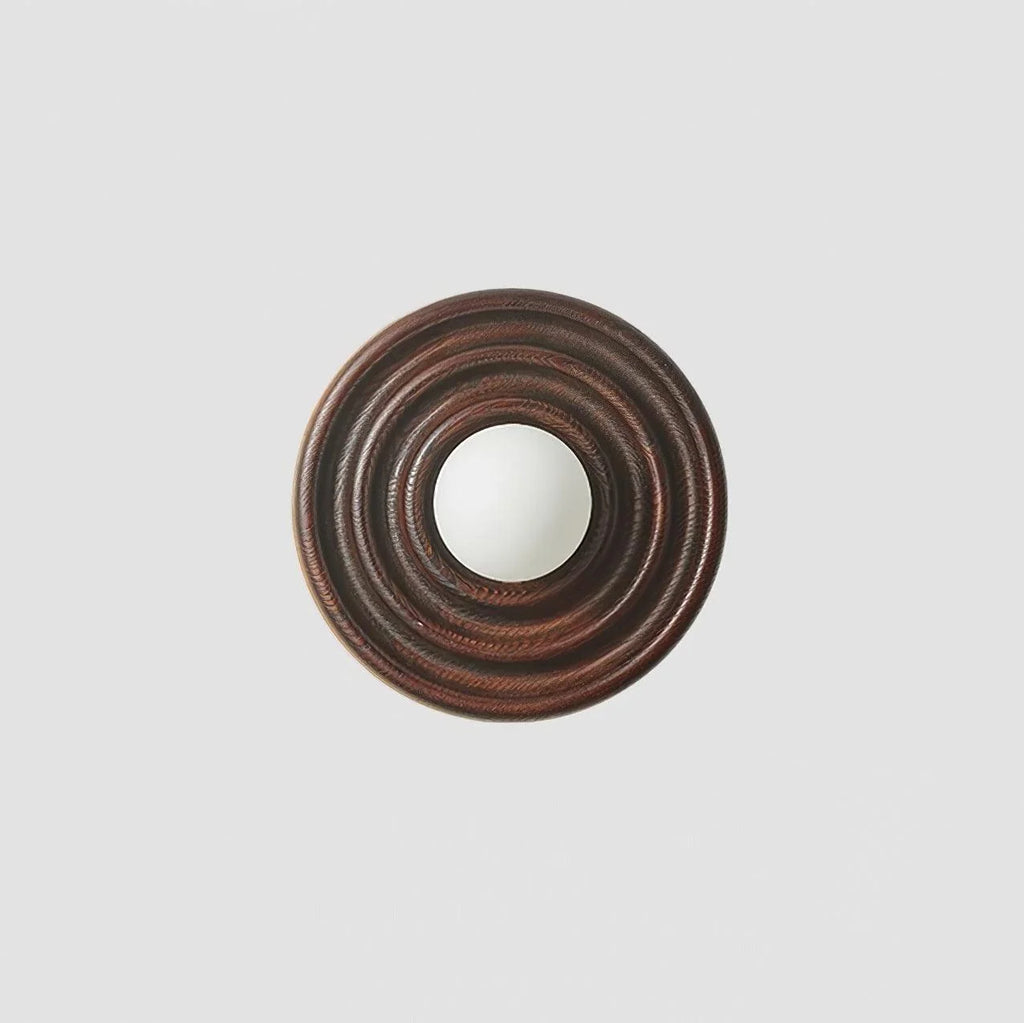 Wall Lamp | Ash Wood & Glass Globe | Hardwired G9