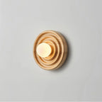 Wall Lamp | Ash Wood & Glass Globe | Hardwired G9