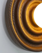 Wall Lamp | Ash Wood & Glass Globe | Hardwired G9