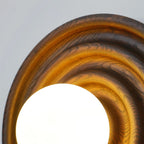 Wall Lamp | Ash Wood & Glass Globe | Hardwired G9