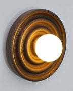 Wall Lamp | Ash Wood & Glass Globe | Hardwired G9