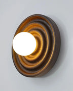 Wall Lamp | Ash Wood & Glass Globe | Hardwired G9