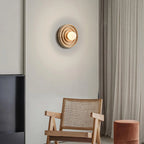 Wall Lamp | Ash Wood & Glass Globe | Hardwired G9
