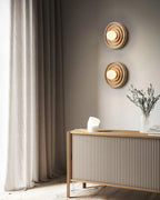 Wall Lamp | Ash Wood & Glass Globe | Hardwired G9