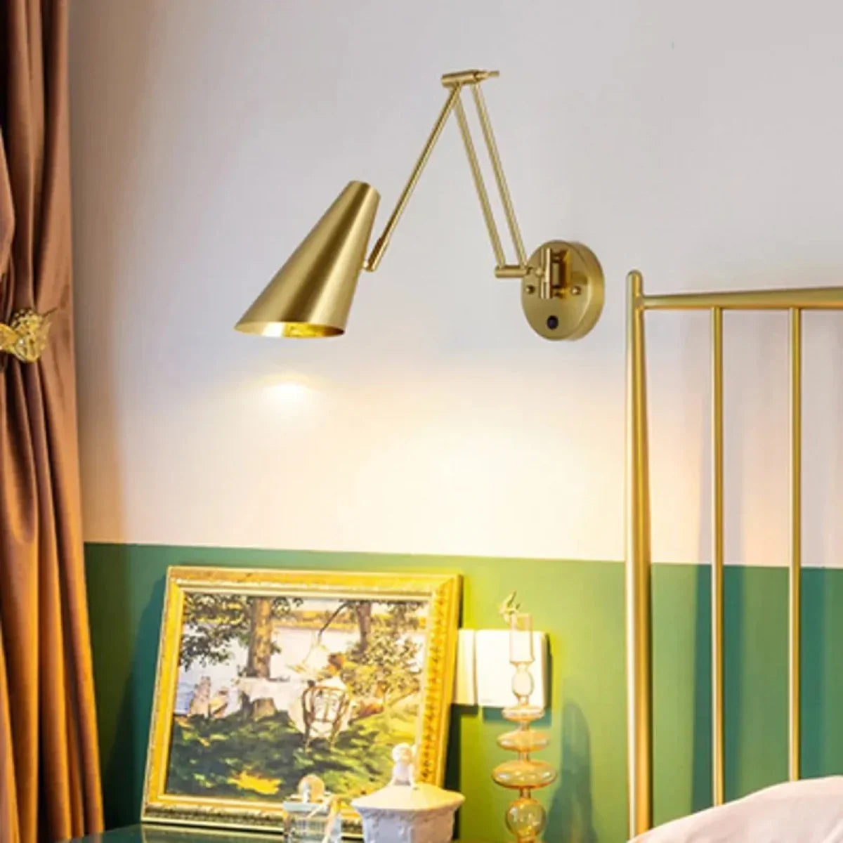 Wall Lamp | Dimmable LED & 2700–7000K | 360° Swivel Arm