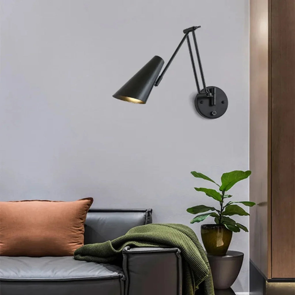 Wall Lamp | Dimmable LED & 2700–7000K | 360° Swivel Arm