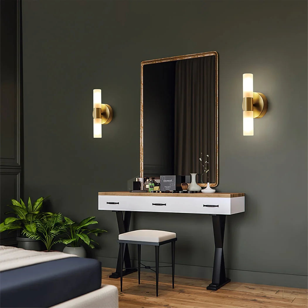 Wall Lamp | Energy-Efficient LED & Acrylic Shade & Copper Base