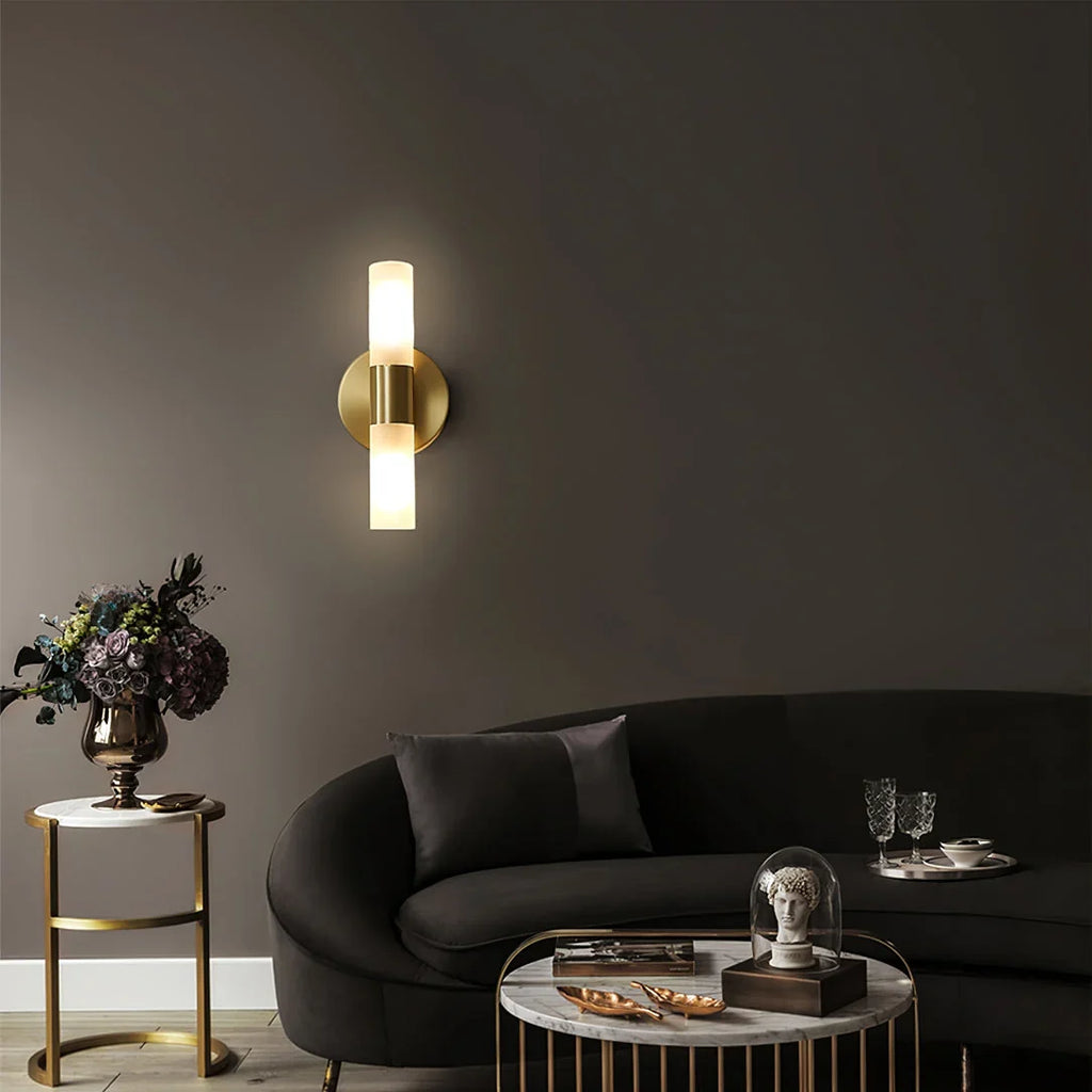 Wall Lamp | Energy-Efficient LED & Acrylic Shade & Copper Base