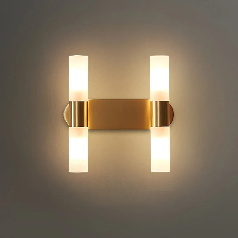Wall Lamp | Energy-Efficient LED & Acrylic Shade & Copper Base